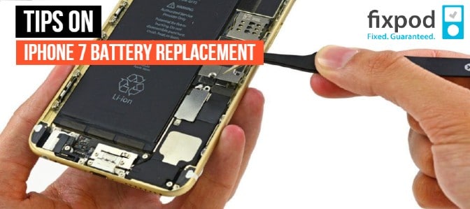 Tips on iPhone 7 battery replacement